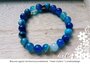 Blauwe agaat powerbead armband_